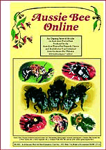 Cover sheet for Aussie Bee Online articles on native bees