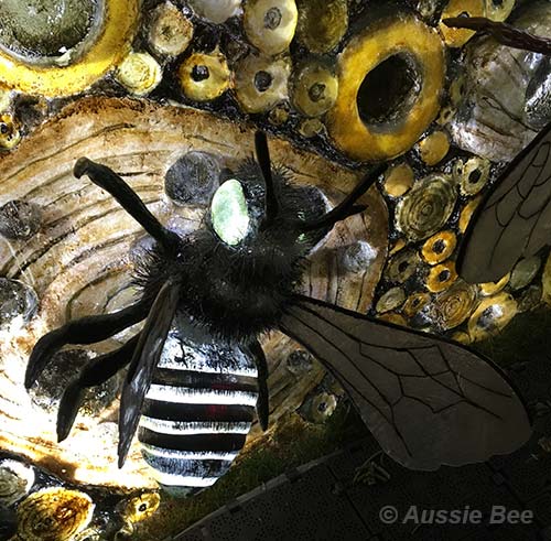 Beetopia, Vivid, Sydney, Bee Hotel for native leafcutter bees