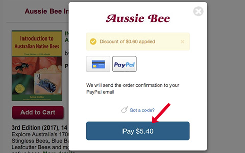 How to apply Aussie Bee Discount Coupon