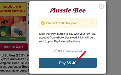 How to apply Aussie Bee Discount Coupon
